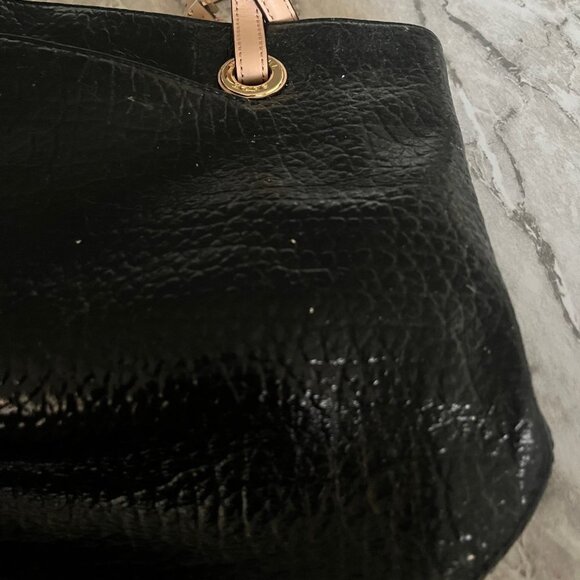 NWT Authentic Michael Kors Jet Set Leather Medium Tote Bag, Black - Picture 10 of 10